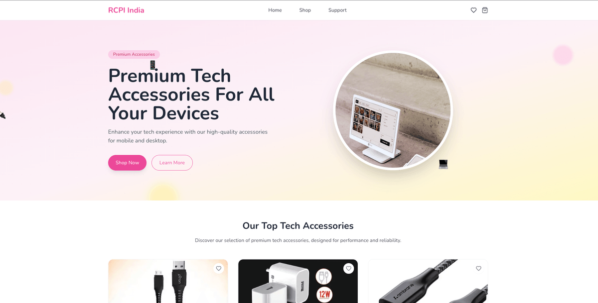 E-commerce website for Indian market